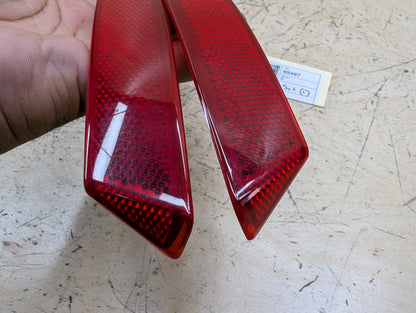 2010-2017 BMW 535i GT xDrive F07 Rear Left Right Bumper Reflectors SET 7318557 OEM