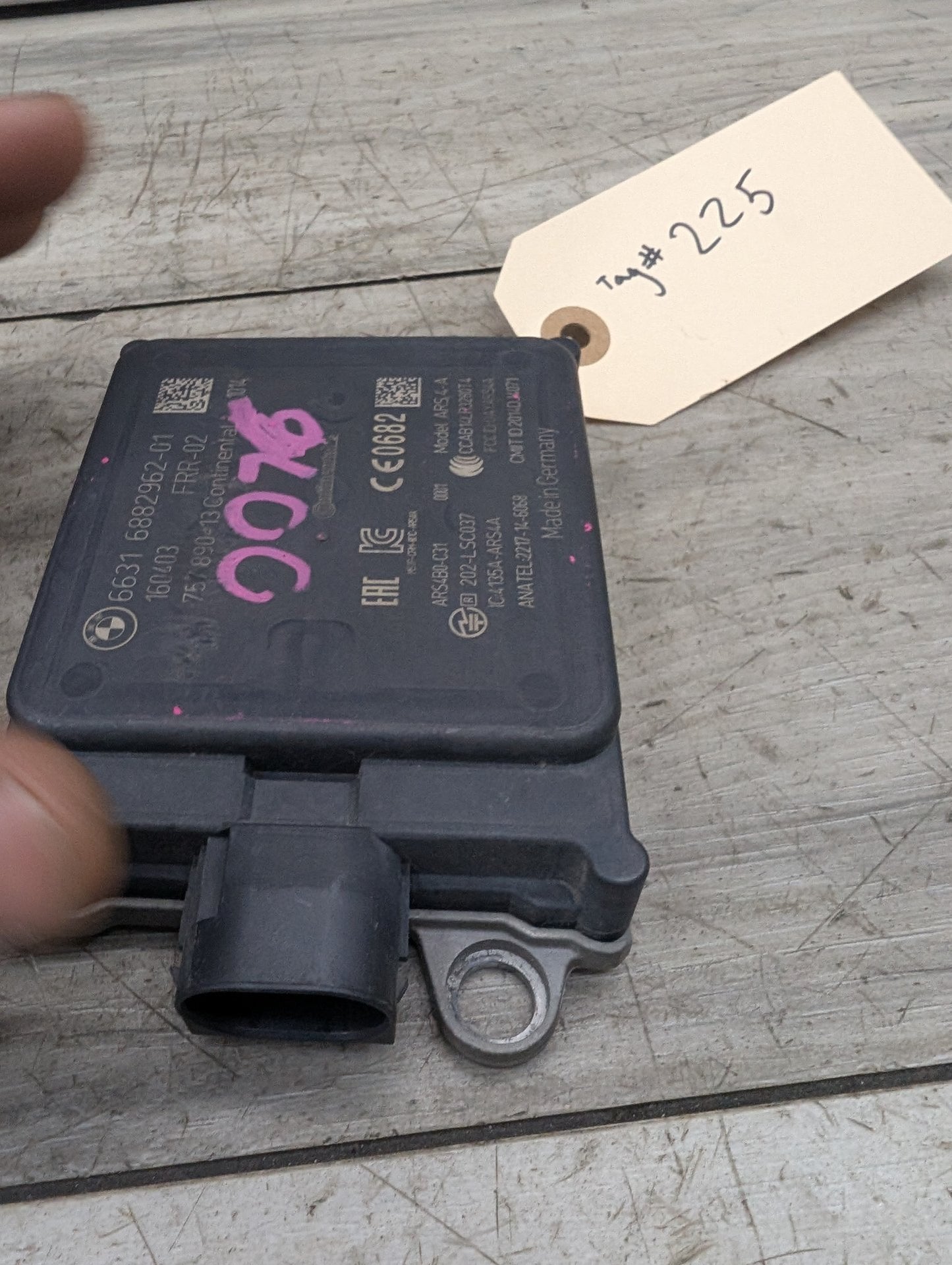 16-19 OEM BMW G11 G12 740i 750i ACC Active Cruise Control Radar Sensor FRR-02
