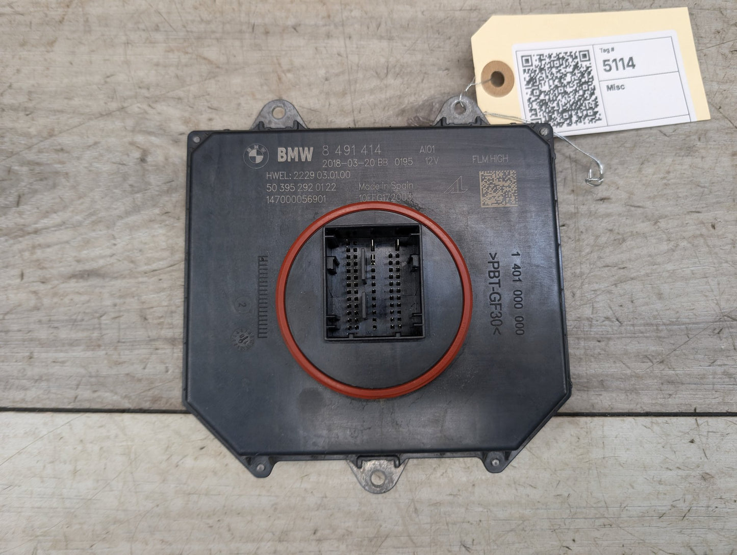 OEM BMW G01 G02 G30 F90 X3 M5 LED Adaptive Headlight Ballast Unit Control Module
