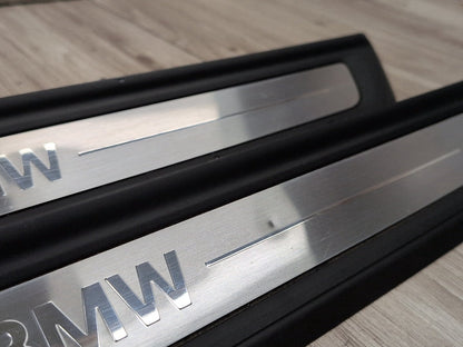 2019-2026 BMW 330i G20 Front Left Right Scuff Plate Door Sill SET 7407377 OEM