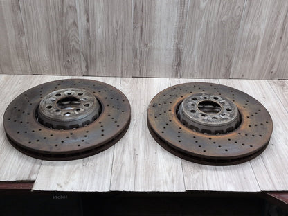 2015 - 2019 BMW X6 F86 Front Left Right Brake Disc Rotors SET 2284901 S63B44T2