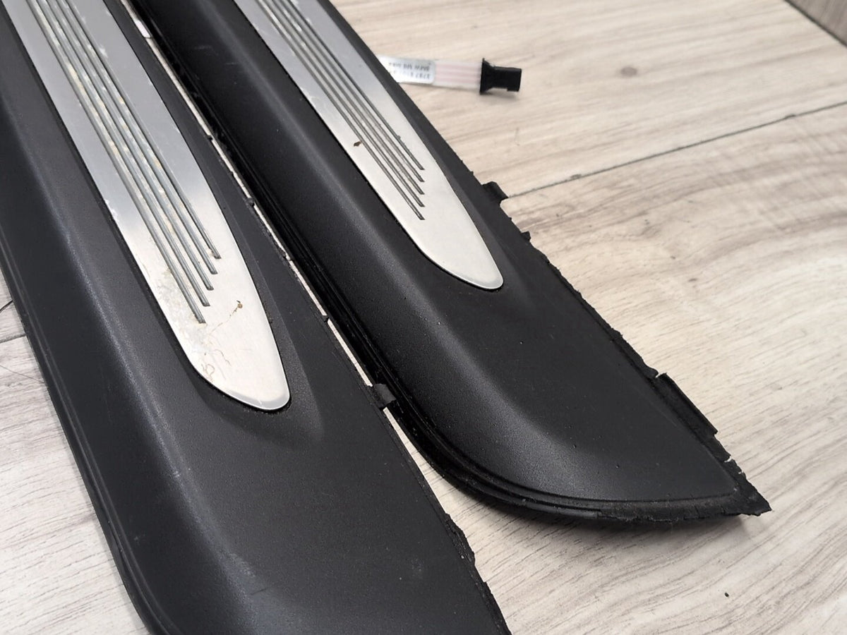 2004-2010 BMW M6 E64 Front Left Right Scuff Plate Door Sill SET 7898230 OEM