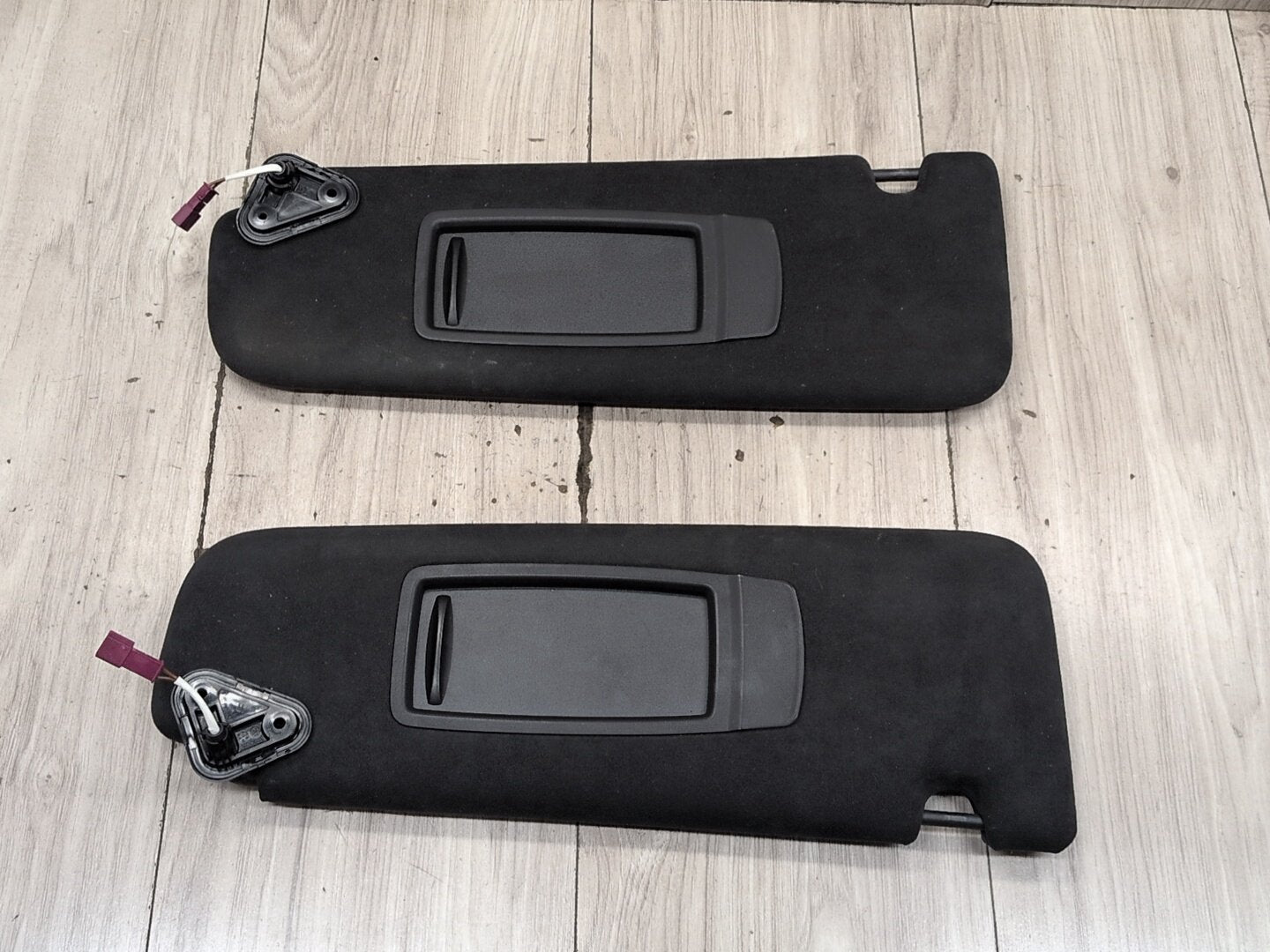 2016-2022 BMW 750i G12 Front Left Right Sun Visor SET 7404382 OEM