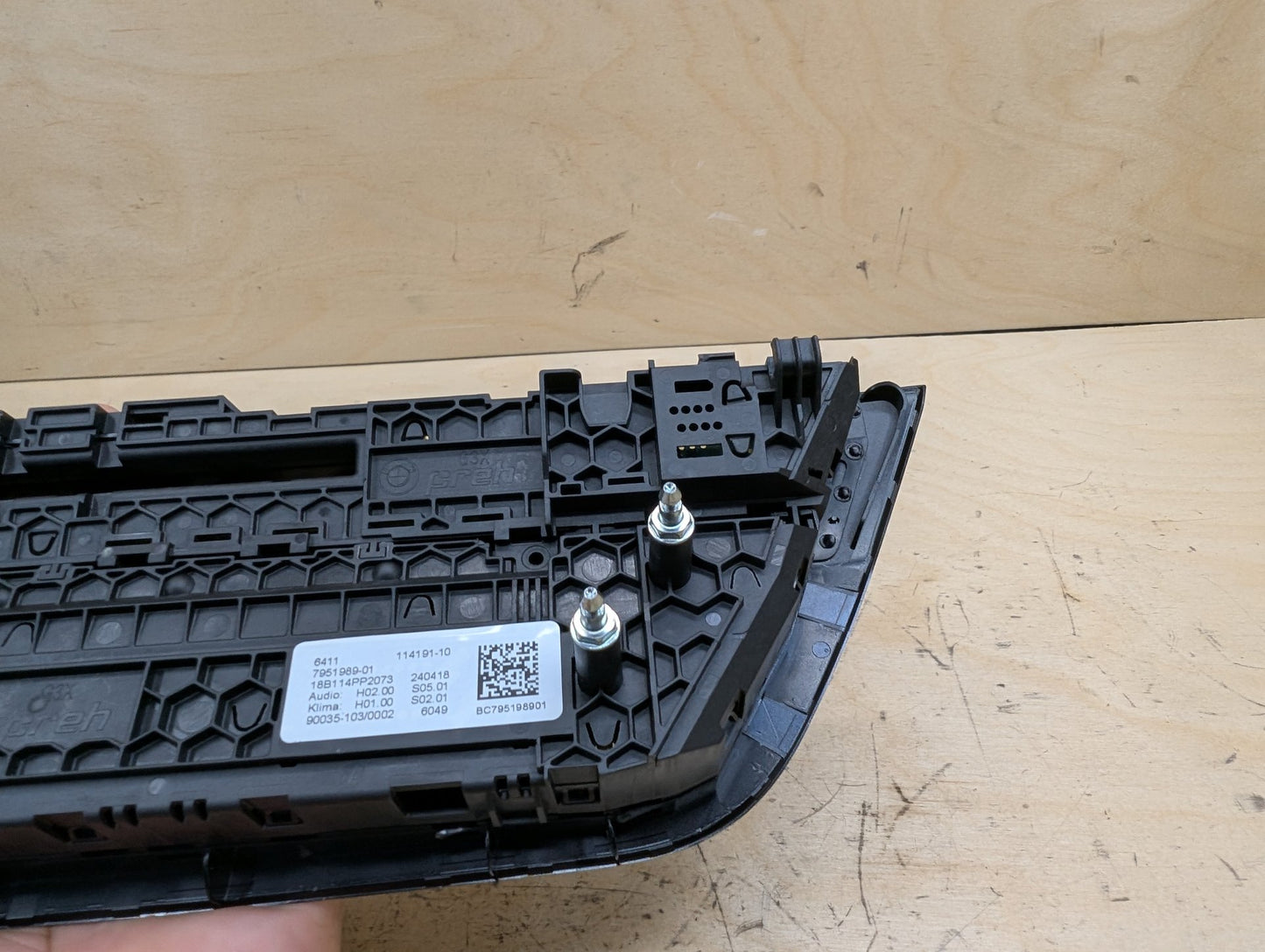 18-21 OEM BMW G01 F97 X3 X3M AC Climate Control Panel Radio Media Buttons