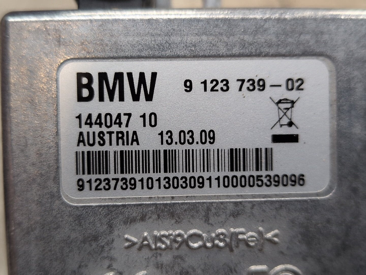 2008-2010 BMW 535i E60 Antenna Telematics Control Module 9123739