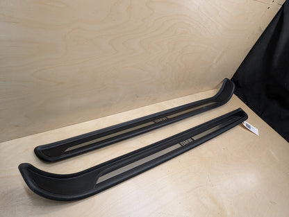 2007-2013 BMW 328i E93 Front Left Right Scuff Plate Door Sill SET 7178598 OEM