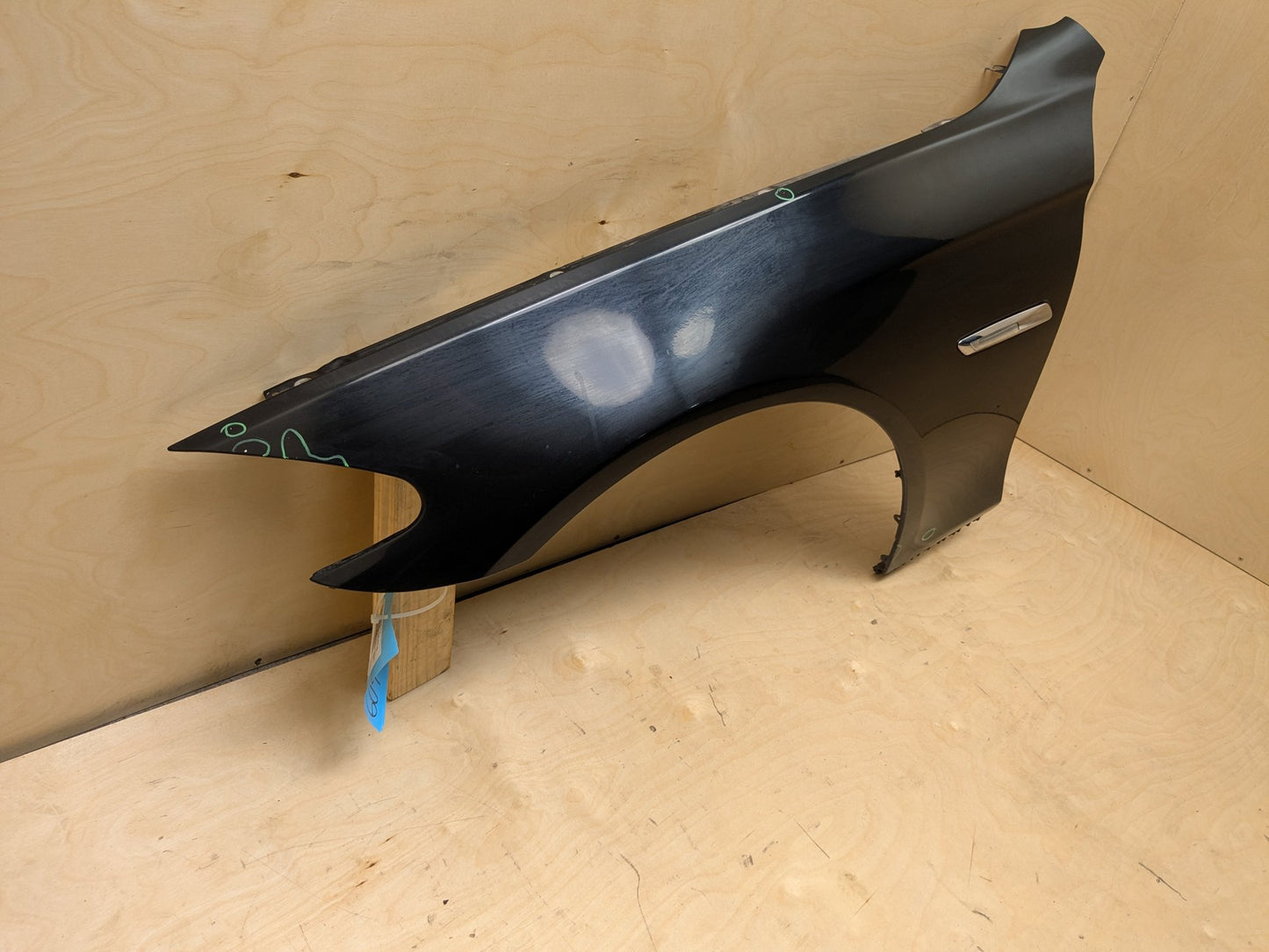 11-16 OEM BMW F10 528 535 550 Left Driver Side Fender Panel Black 475