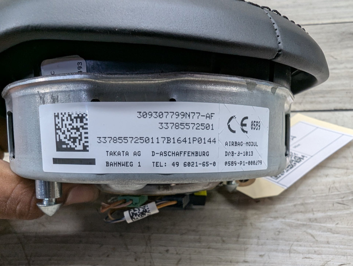 OEM BMW F90 F95 F97 G01 G12 G30 M5 M8 Front Driver Steering Wheel Airbag Air Bag