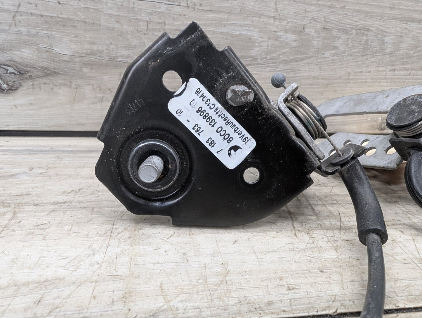 OEM BMW F01 F02 F10 F06 F12 F13 Hood Release Latch Cable W/ Hooks