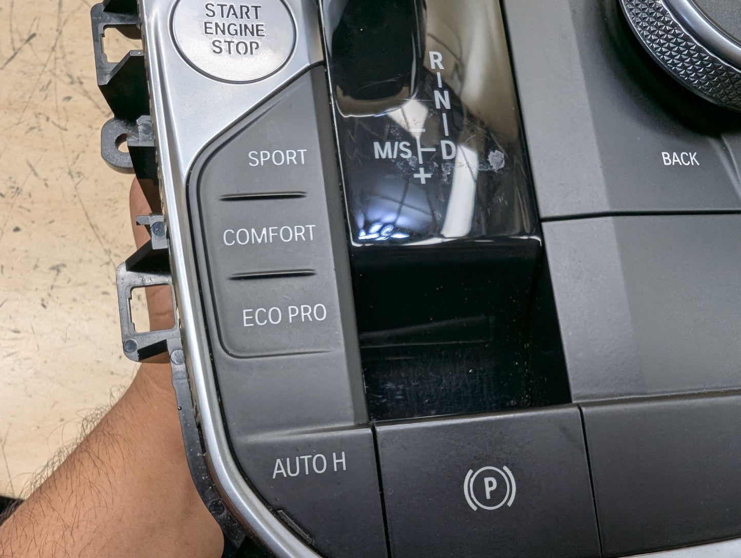 19-24 OEM BMW G20 330 Gear Selector Panel iDrive Controller w/ Shifter Knob