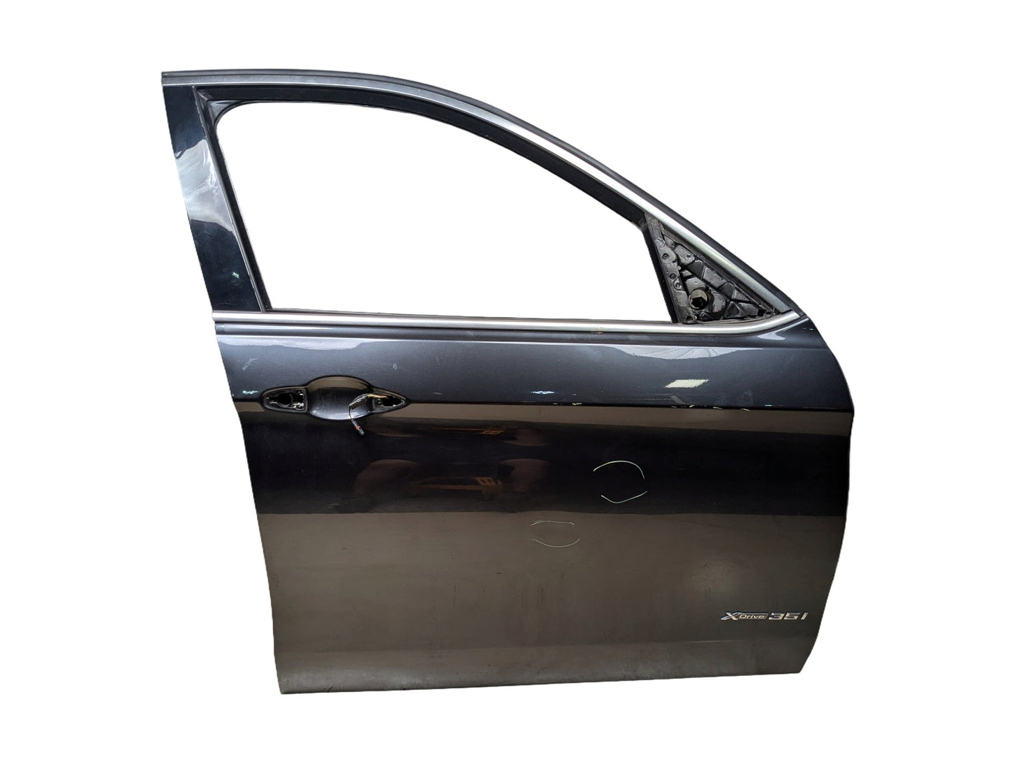 *15-19 OEM BMW F16 X6 F86 X6M Front Right Passenger Door Shell Panel Grey A90 SOPHISTOGRAU BRILLANTEFFEKT METALLI (A90)