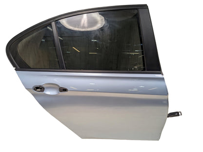 OEM BMW F30 F80 328 330 335 340 M3 Rear Right Passenger Door Shell Panel Blue LIQUID BLUE METALLIC (B40)