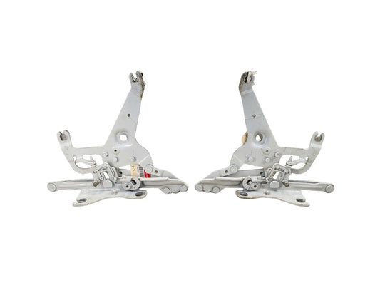 OEM BMW F15 F16 F85 F86 X5 X6 Left Right Hood Hinge Support Bracket SET Gray