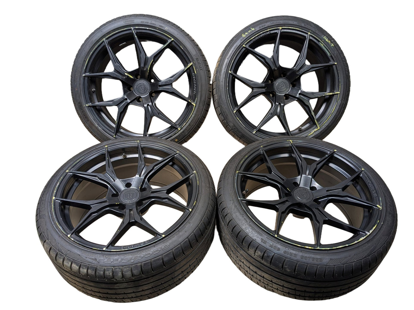 *NOTE* 19-25 ROHANA BMW G20 330 M340 Wheels Rims 19x8.5 19x9.5 ET30 ET35 SET