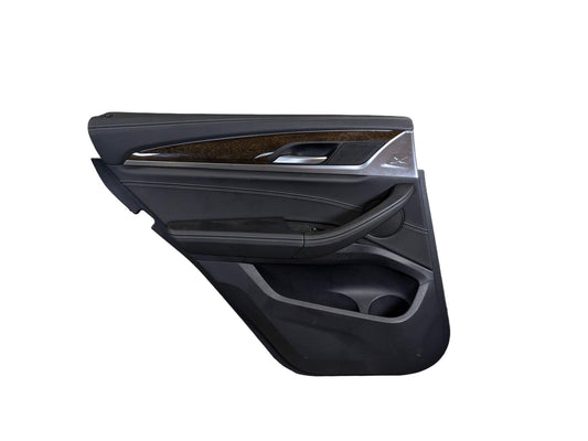 OEM BMW G01 X3 REAR Left Driver SIde Interior Door Panel Card Trim Cover Black