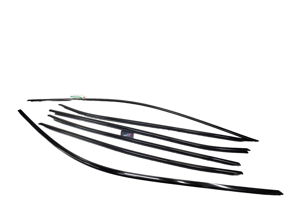 *11-17 OEM BMW F25 X3 SHADOW GLOSS Front Rear Left Right Door Trim SET (6)