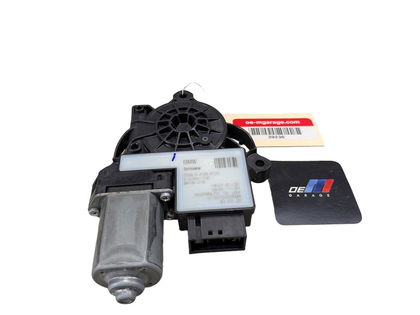 2021 BMW M340i G20 Front Left Driver Door Window Glass Regulator Motor 8498859 OEM BMW G20 G80 330 M340 M3 FRONT Left Driver Side Door Window Regulator Motor
