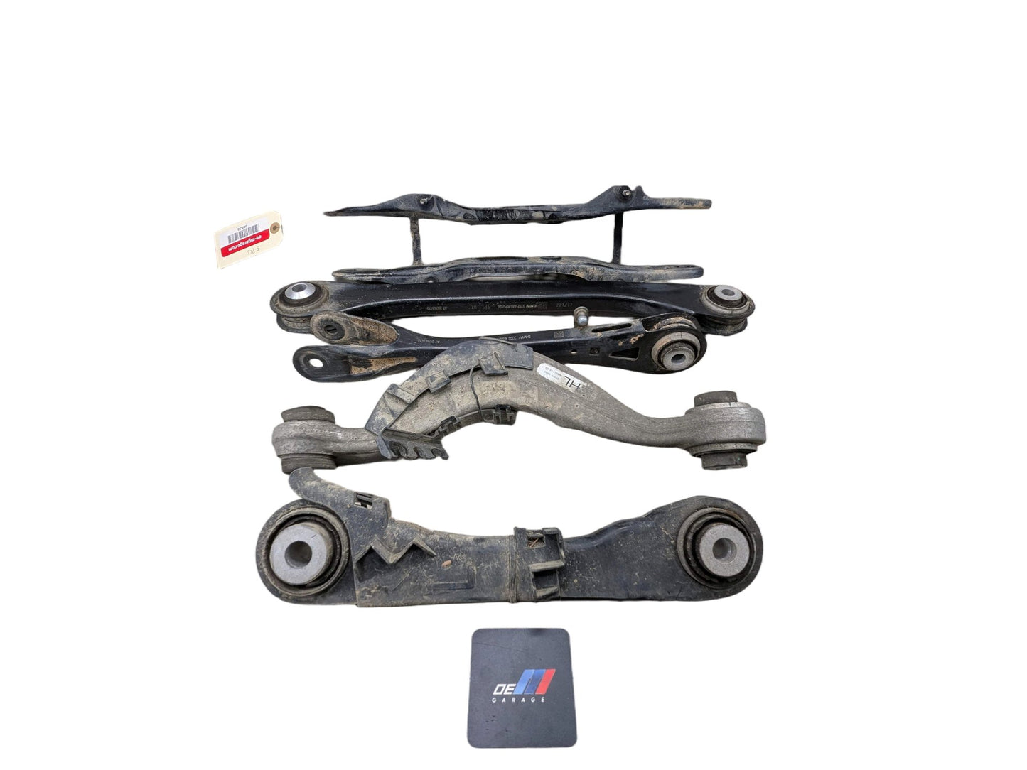 2018 BMW 750i G12 Rear Left Driver Control Arms SET 6861115 OEM BMW G11 G12 G14 G16 G30 Rear Left Driver Side Upper Lower Control Arm SET