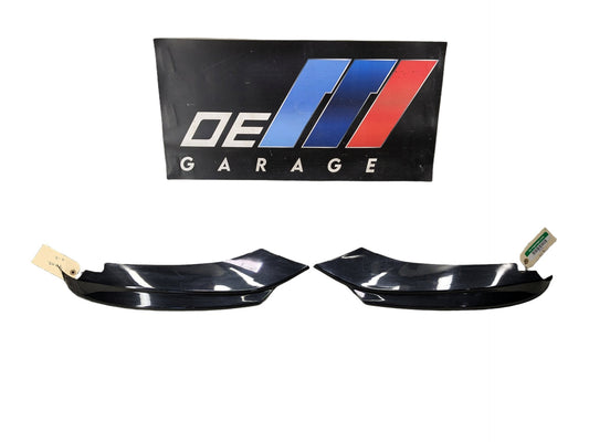 F32 F33 F36 428 435 BMW Front M Sport Bumper Lower Lip Splitters SET