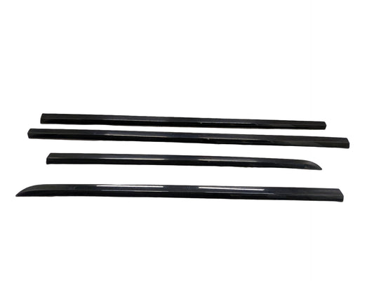 OEM BMW G12 740 750 M760 Lower Left Right Side Door Molding Strip Trim SET Black