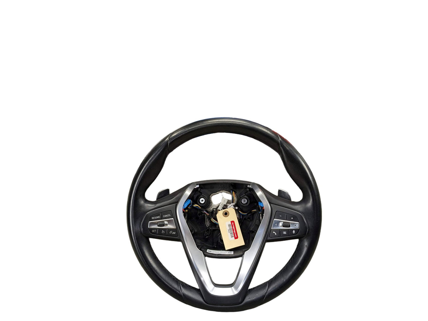 19-21 OEM BMW G20 330 AT Leather Steering Wheel Multifunction W/ Shifters