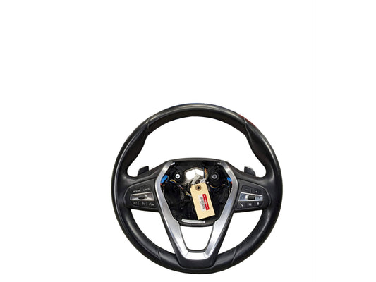 2019 BMW 330i G20 Steering Wheel Assembly 19-21 OEM BMW G20 330 AT Leather Steering Wheel Multifunction W/ Shifters OEM