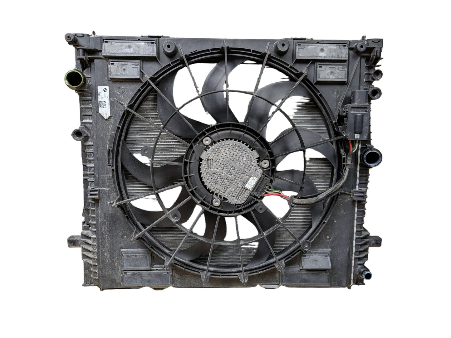 18-24 OEM BMW G01 G02 X3 X4 30i 30iX B46 Radiator Condenser Fan Shroud SET 600W