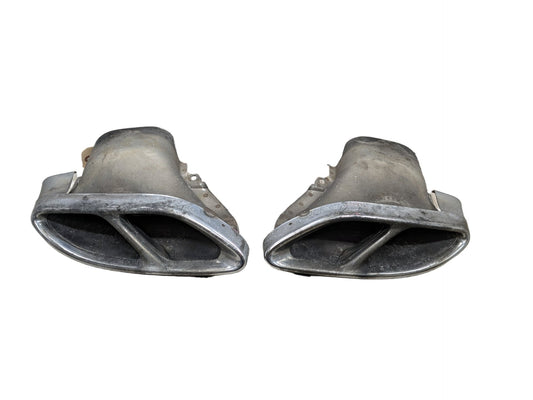 2015-2021 Mercedes-Benz C43 W205 Rear Left Right Exhaust Muffler Tips SET A0004900627