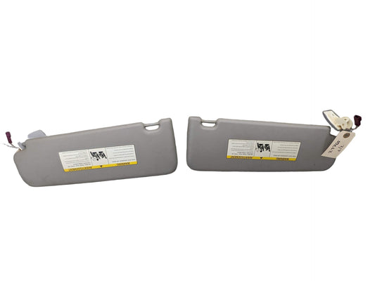 11-16 OEM BMW F10 Left Right Driver Passenger Side Sun Visor Gray SET