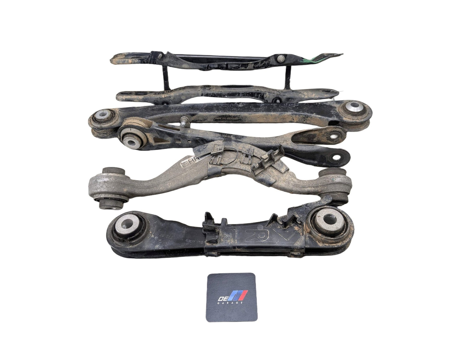 2018 BMW 750i G12 Rear Right Passenger Control Arms SET 6861116 OEM BMW G11 G12 G15 G30 Rear Right Passenger Side Upper Lower Control Arm SET