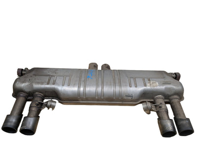 10-14 FOR BMW E70 E71 X5M X6M S63 Rear Exhaust Muffler w/ Dual Tips