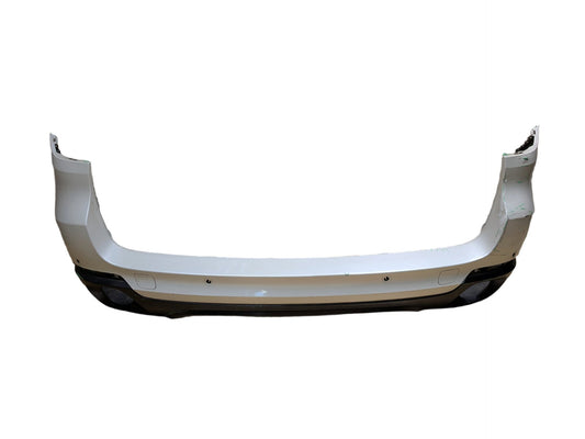 *14-18 OEM BMW F15 X5 Rear Bumper Cover PDC Holes w/ Diffuser N55 N57 White A96 MINERALWEISS METALLIC (A96)