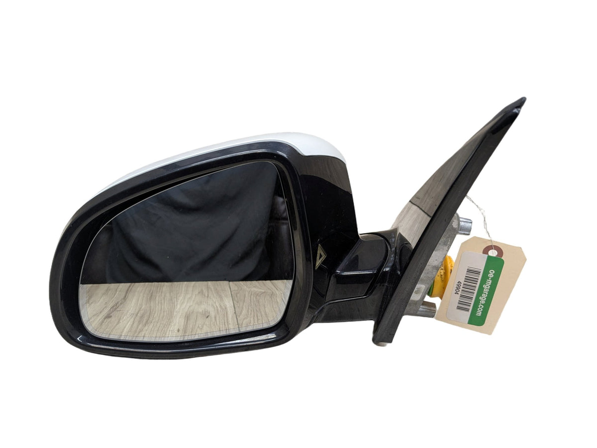 14-18 OEM BMW F15 X5 Left Driver Mirror Auto Dip Heated Shadow Line White