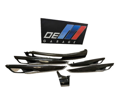 15-19 OEM BMW F16 F86 X6 X6M Dash Door Panel Wood Interior Trim Cover SET