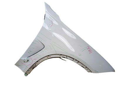 *NOTE* 14-18 OEM BMW F15 X5 Front Right Passenger Side Fender Panel White 300 White ALPINWEISS III (300)