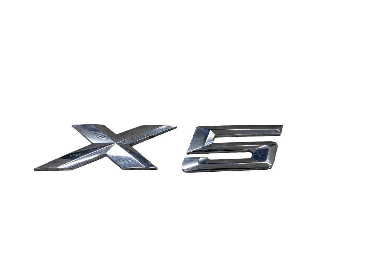 14-18 OEM BMW F15 X5 Rear Trunk Lide X5 Badge Emblem