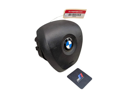 14-19 OEM BMW F15 F16 X5 X6 Front Driver Steering Wheel Airbag Air Bag Black