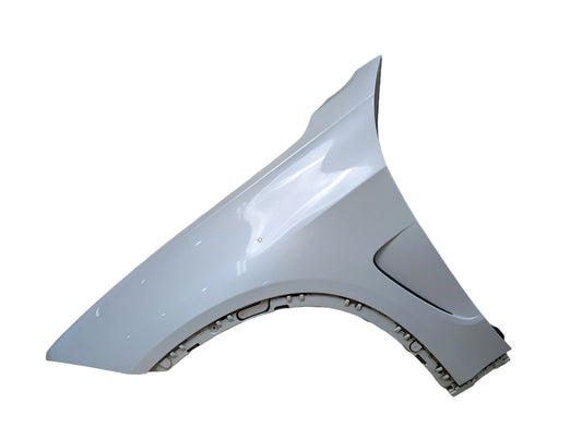 14-18 OEM BMW F15 X5 Front Left Driver Side Fender Panel White MINERALWEISS METALLIC (A96)