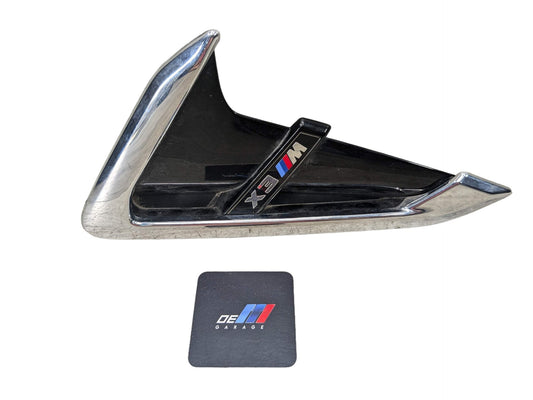 OEM BMW F97 X3M Left Driver Fender Grille Grill Vent Trim Air Duct Cover