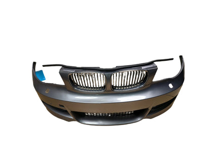 AFTERMARKET 08-13 BMW E82 E88 135 M SPORT Front Bumper Cover w/ Grilles Gray A52