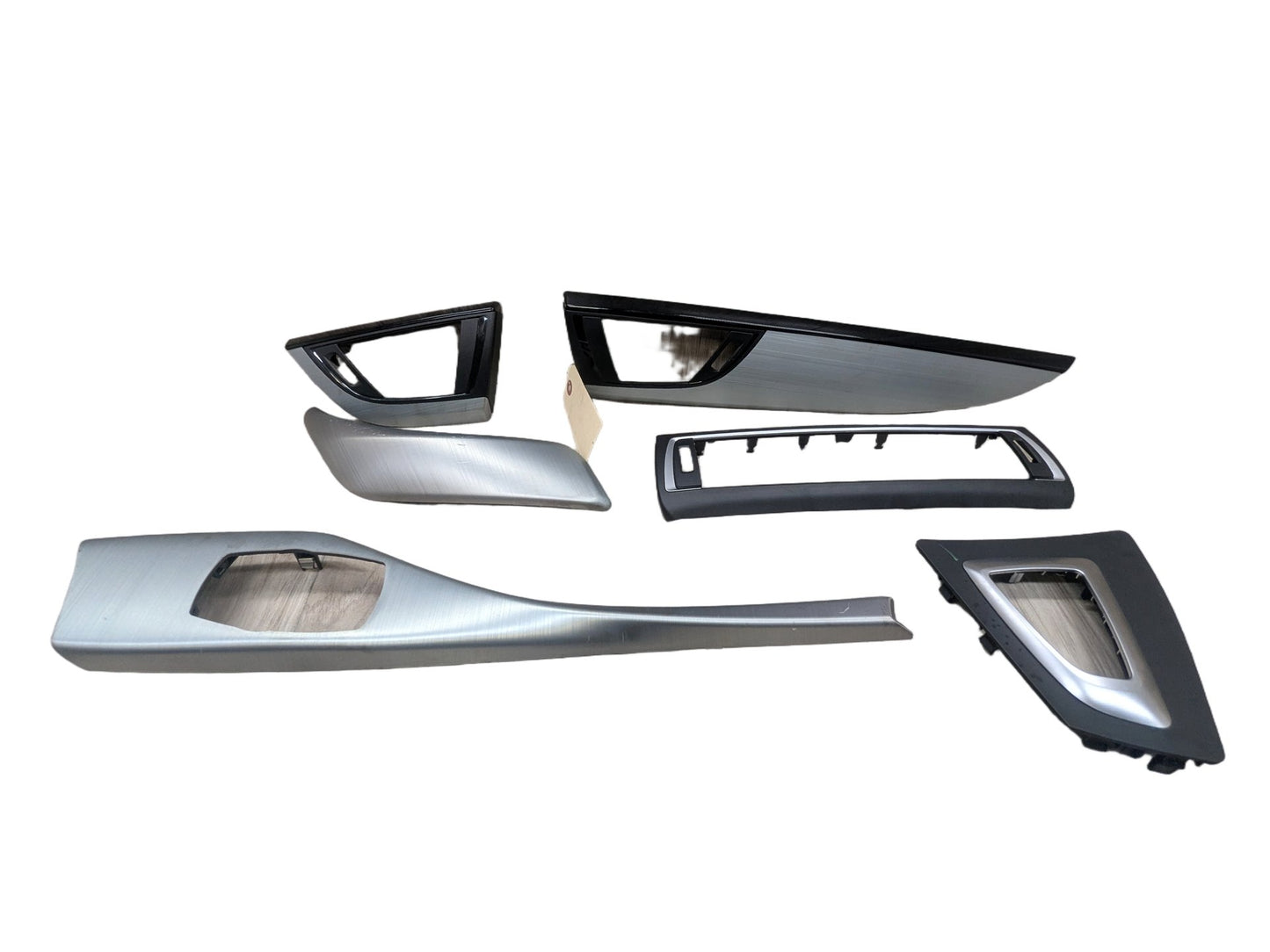 14-17 OEM BMW F22 228 M235 Central Console Dash Doors Aluminum Interior Trim SET