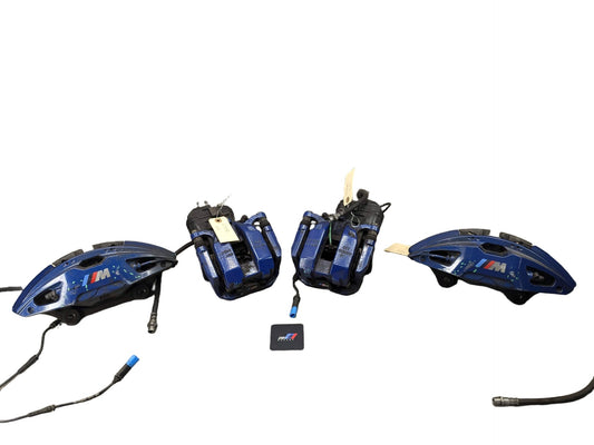 2020 BMW M340i G20 Front Rear Left Right Brake Caliper SET 6891236 OEM BMW G20 G22 G23 M240 M340 M440 Front Rear Left Right Brake Calipers Blue SET