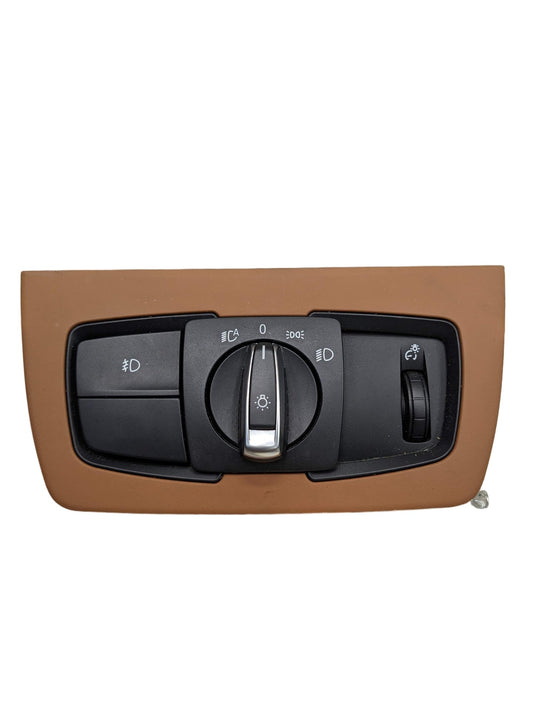 OEM BMW F22 F30 F32 F82 F80 Headlight Switch Control Panel Light Module Brown