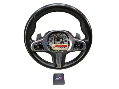 19-25 OEM BMW F44 G20 G22 G23 G26 G42 Leather Steering Wheel M SPORT Shifters