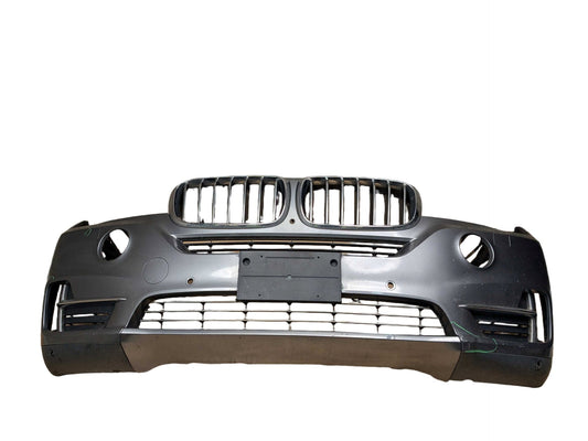 *14-18 OEM BMW F15 X5 Front Bumper Cover w/ Upper Lower Grilles Gray A52 SPACEGRAU METALLIC (A52)