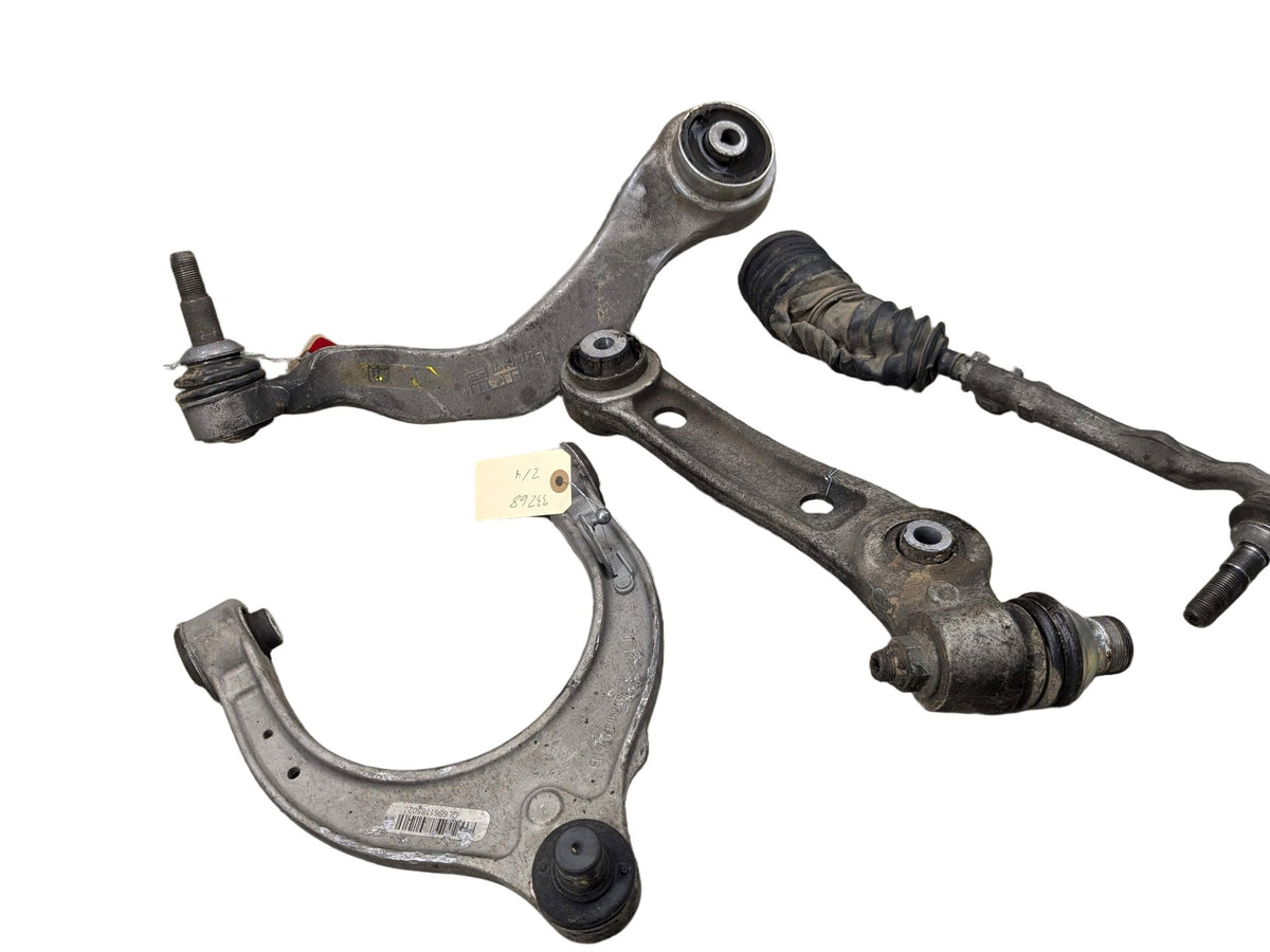 17-23 OEM BMW G30 M550iX Front Left Driver Upper Lower Control Arm Tie Rod SET