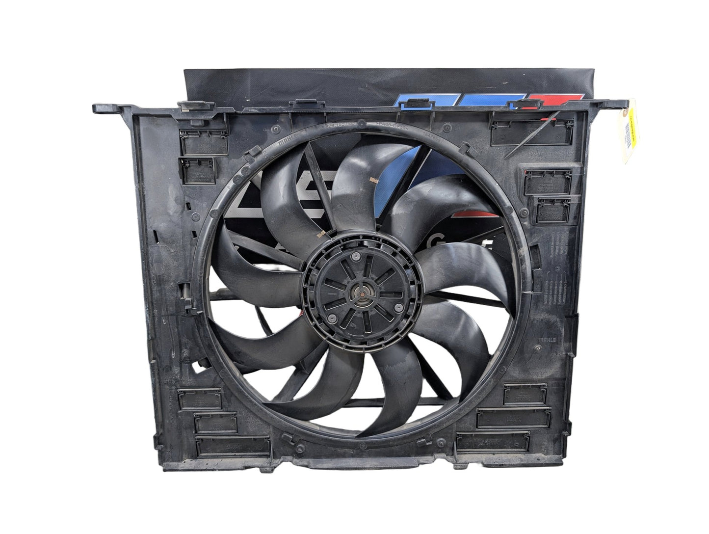 2017-2023 BMW M550i G30 Fan Shroud Housing w/ Motor 7953398 18-20 OEM BMW G30 F90 M5 M550 Engine N63 S63 Radiator Cooling Fan Motor 1000W