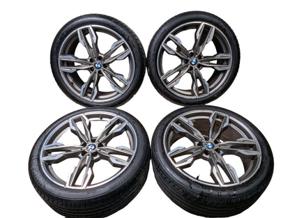 18-24 OEM BMW F97 G01 G02 X3 X4 Rims Wheels 21x9.5/8.5 ET:30/43 Style 718M SET