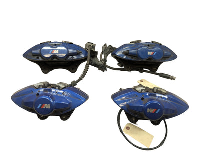 14-20 OEM BMW F22 F23 M235 M240 Front Rear Brake Calipers Brembo SET Blue
