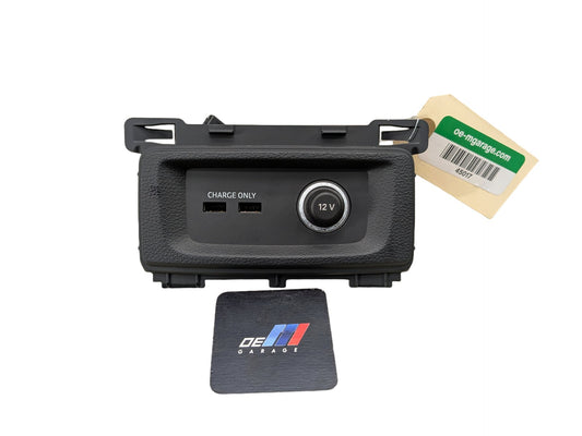 18-24 OEM AUDI Q5 SQ5 Rear Center Console Charger Port w/12 Volt Outlet